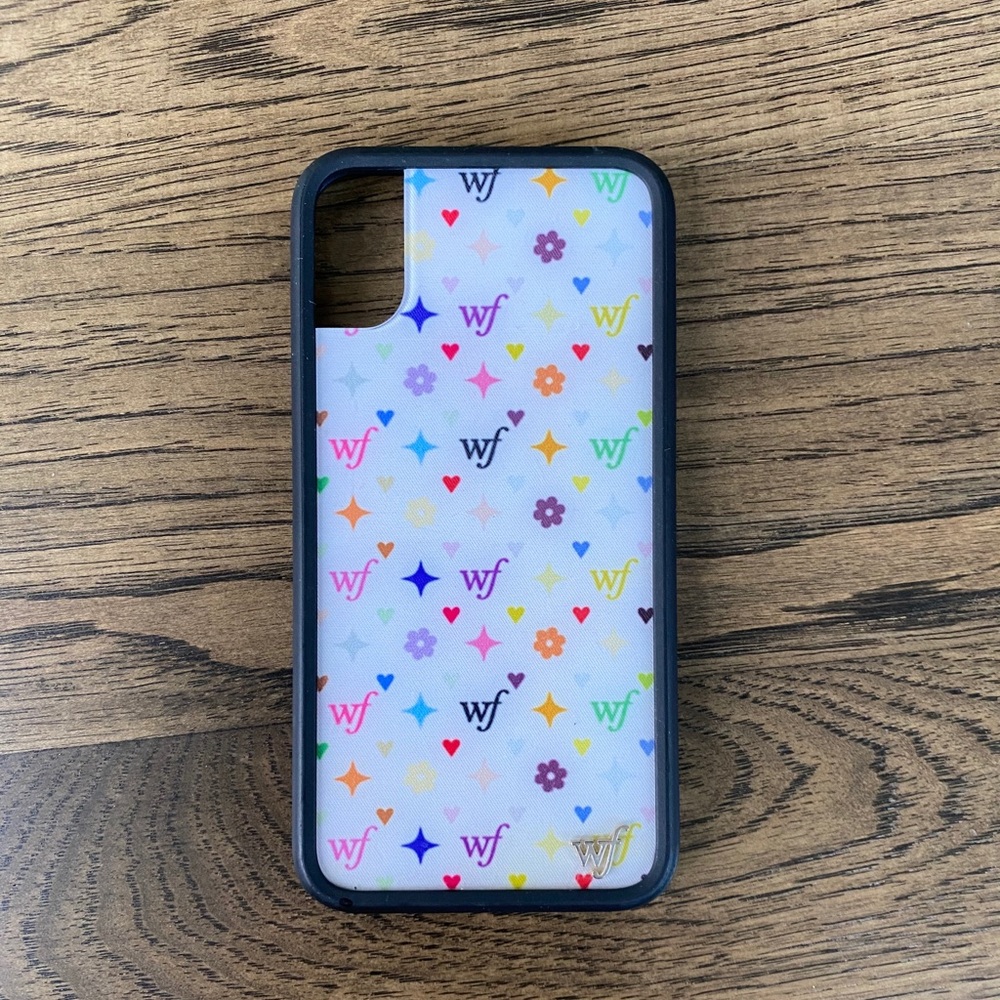 Wildflower monogram IPhone X phone case